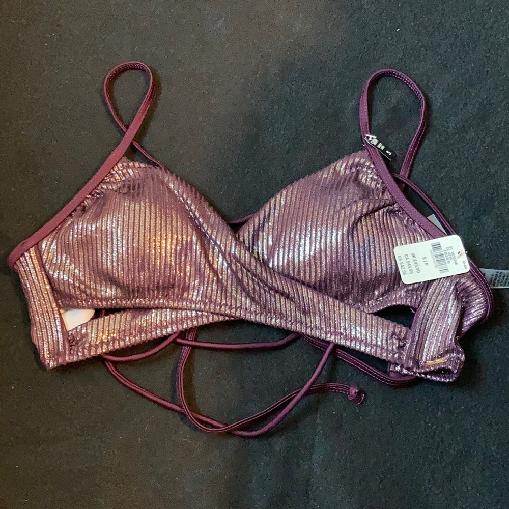 PINK top purple with glitter.